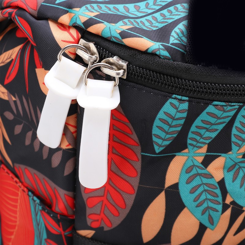 Printed Backpack Polyester Large Capacity Multifunctional Outdoor Leisure Travel BagRed