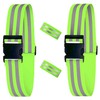 Fyihoxi Pack of 4 Reflective Bands Reflector Belt Safety Visibility