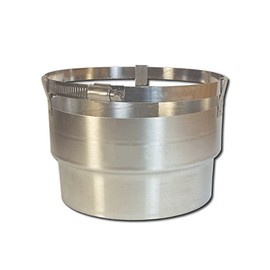 Rockford Chimney Supply Stainless Steel Chimney Appliance Adapter Connector RockFlex, Round 6 Inch