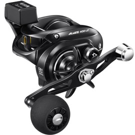 Piscifun Alijoz LC Baitcaster Reel with Line Counter, Aluminum Alloy Frame Casting Reel 38Lbs Max Drag, 8+1 Stainless Bearings, Left Black