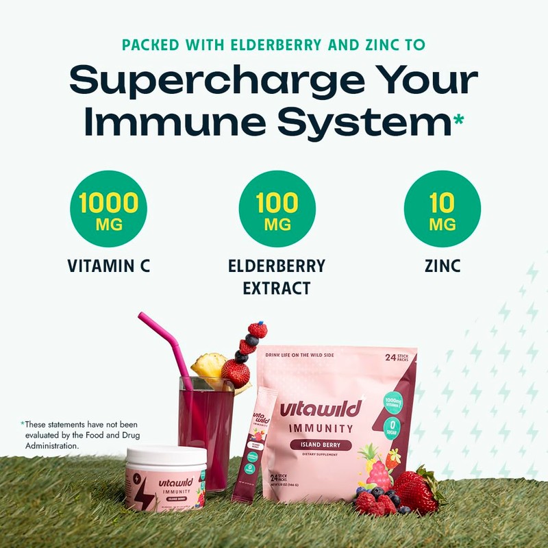 Immunity + Hydration Electrolyte Drink | Elderberry & Zinc Immune