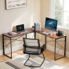 VECELO Folding Computer Desk Simple Laptop Table Home Office Workstation