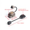 QIRUIMY Tactical MPLS3 Helmet Light,White/IR/Green Light Airsoft LED Headlamp Military