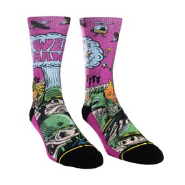 MERGE4 Weeman War Pigs Crew Socks for Men and Women Quality Durable Socks with Moisture Wicking Soles (Large)