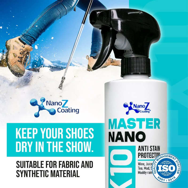 Nano Stain Protection Spray for Fabric, Hydrophobic Stain Guard, Water