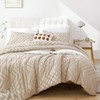 YIRDDEO Taupe King Size Comforter Set 3Pcs, Boho King Comforter