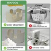 BekPooQ Ultra Absorbent Stone Sponge Holder for Kitchen Sink, 2