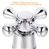 DOITOOL Cross Arm Faucet Handle Tap Head Replacement 2pcs Handle