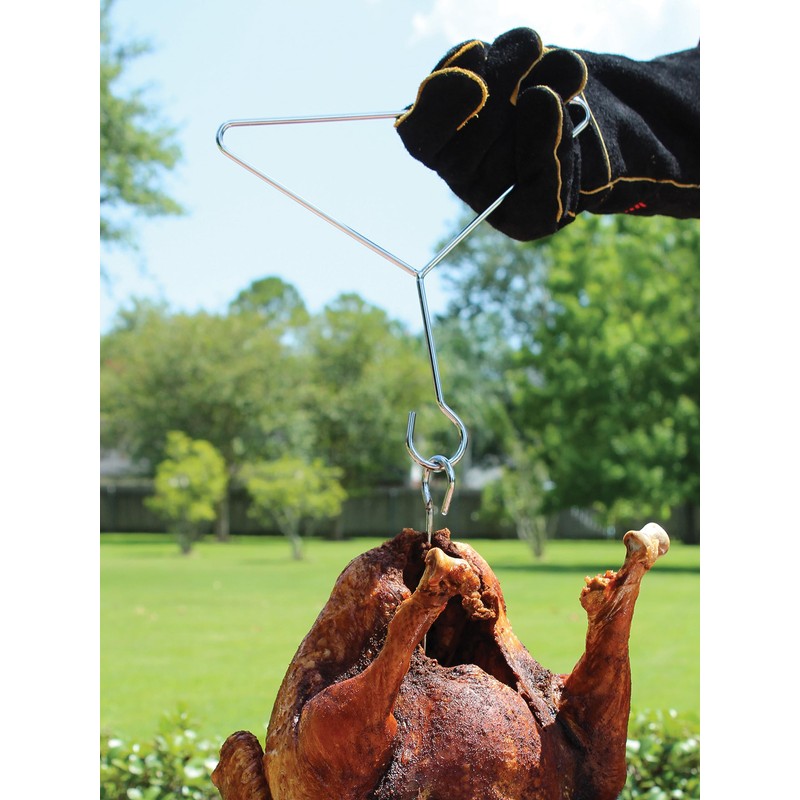 King Kooker Turkey Rack and Lifting Hook Kit. For use