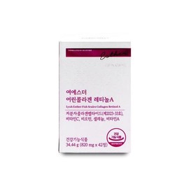 에스더포뮬러 에스더포뮬러 여에스더 어린콜라겐 레티놀A 820mg x 42정 X 1박스 I Esther Formula Esther Formula Ye Esther Young Collagen Retinol A 820mg x 42 Tablets X 1 Box I