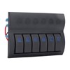 Electrical Switch Panel 6 Gang Pre Wired Blue LED Switch