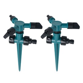 SYOWADA 2 Pcs 360 Water Sprinkler Lawn Sprinklers for Garden Sprinklers for Yard Irrigation 3600 Square Feet