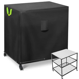 Outdoor Pizza Oven Table Cover for Ooni Medium Table, Outdoor Prep Grilling Table Cover, Pizza Oven Stand Modular Table Cover,Waterproof, Windproof and UV Resistant (82 * 61 * 91cm)