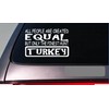 EZ-STIK Turkey Hunting Equal StickerG756 8" Vinyl Turkey Call Box