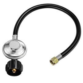 Rushare 2FT Universal Propane Regulator Hose, Low Pressure Propane Hose for Weber, Charbroil, Nexgrill, Propane Patio Heater and Fire Pit