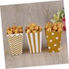 CAXUSD Popcorn Carton Party Favors 36 Pack Variety Dot Strip