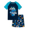 Tebbis Pajamas For Boys Fun Up for the challenge Blue