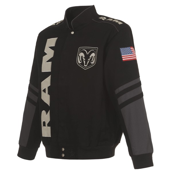 JH DESIGN GROUP Men's Dodge RAM Jacket an Embroidered Classic