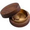 Wooden Wind Ashtray, Ashtray, Windproof Odourproof, Ashtray with Lid, Suitable