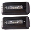 WXQP Front Bumper Insert Lights Guards Bumper Caps Cover with