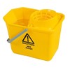 Mop Bucket Wringer 15Ltr Yellow SM15YL