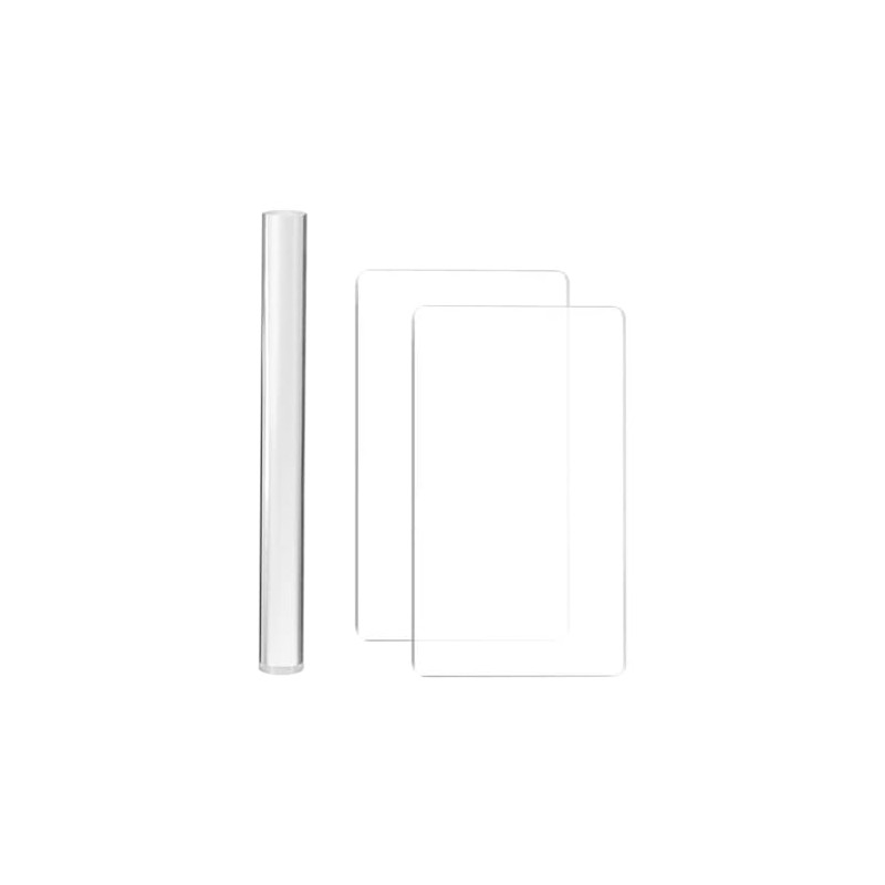 JIHUOO 3 Pcs Acrylic Press Board Sheets Polymer Clay Rolling