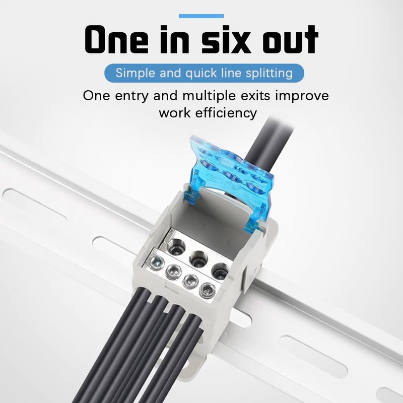 Distribution Box, Din Rail Terminal Block Distribution Box Electric Wire