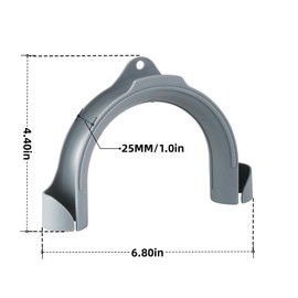 Elyfree Washing Machine Drain Hose Holder Hook, U Shaped Drain Hose Hook, Laundry Tub Hose Guide Clip, Universal Utility Sink Hose Clamp