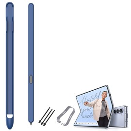 Replacement Slim S Pen Compatible with Galaxy Z Fold6 Without Bluetooth, 4096 Pressure Level Stylus + S-Pen Slot, Stylus Pens for Fold5/Fold4/Fold3-Blue