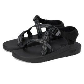 Chaco Women's CUSHZ Sandal, Frond Black, 8