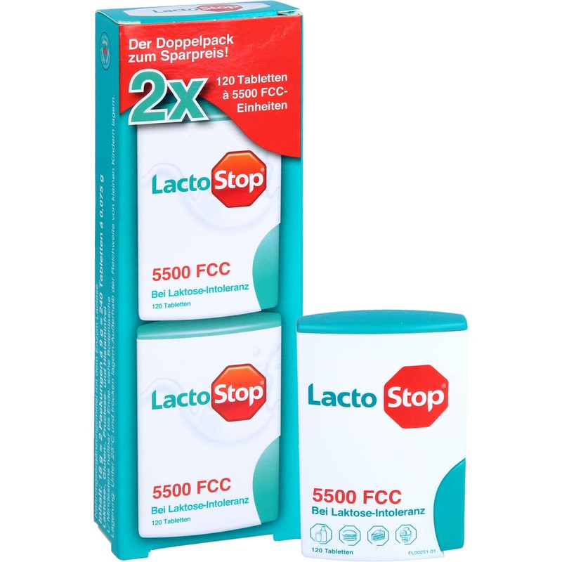 LactoStop 5,500 FCC Tablets Klicksp dop. PA. 2x120 Stk