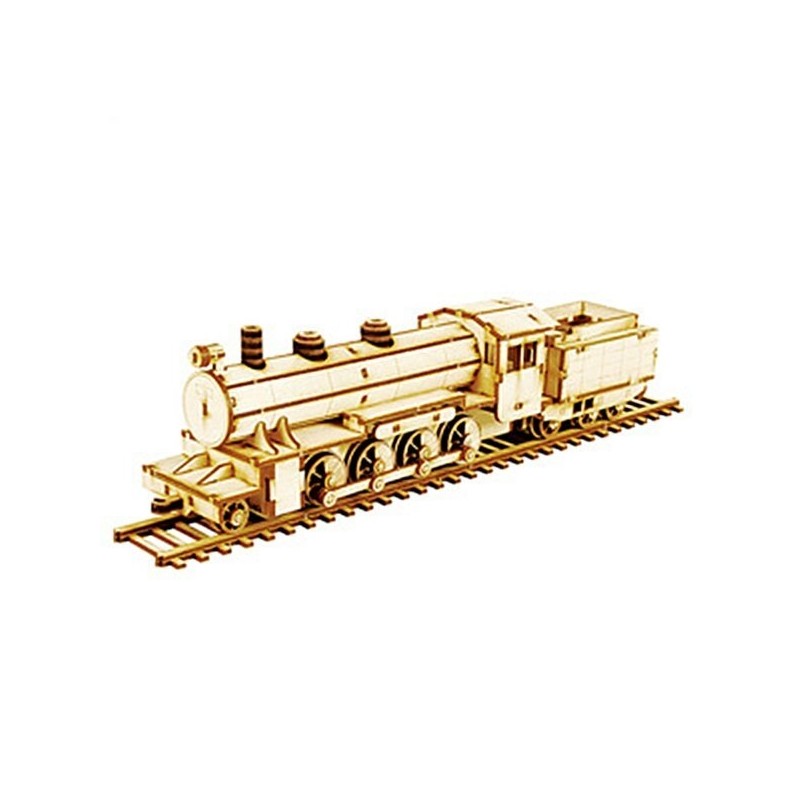 DIY Wooden Model Assembly Kit Steam Locomotive YM-767 / DIY