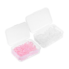 IWOWHERO French Nail Art Charms for Women Manicure Decorations Bowknot Heart Star and Moon Designs Nail Ornaments for Stylish Art