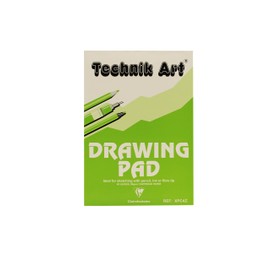 Exacompta Ref XPC4Z - Technik Art - Drawing Pad, A4, 90gsm Blank Cartridge Paper, 40 Sheets Per Pad - Ideal for Sketching with Pens, Pencils or Fibre Tips
