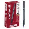 uni-ball Deluxe Micro Point Roller Ball Pens, Blue (60027)