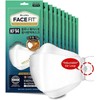 BLUNA FACE FIT [20-pack] GENUINE:: Premium 4-Layer [LARGE-WHITE] KF94 Face