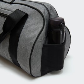 Pander 28L Large Gym Duffle Bag with Shoe Compartment, Fit for Travel, Weekend, Sports, Workout, Overnight.(Grey)