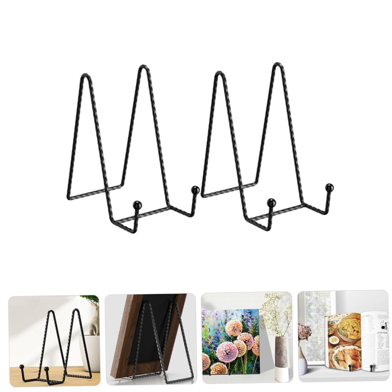 BIUDECO Strong Plate Holder Stand Picture Frame Display Mini Plate