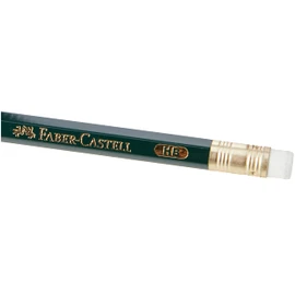 Faber-Castell 119200, Castell 9000 Pencil with Eraser Tip, HB hardness