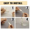 Bojueshaw 6pcs Wooden Blind Cord Ends,White Safety Pull Knobs,Replacement Tassels,Hanging