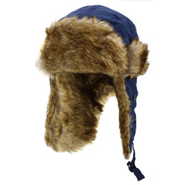 KBW-601 NAV Basic Solid Blank Aviator Trapper hat Trooper Ear Flaps Ushanka Eskimo Russian Warm Winter Cold