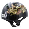 Milwaukee Leather Hot Leathers HLD1034 'Butterfly Lock' Gloss Black Motorcycle