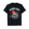 Bushido spirit. Samurai fights a great dragon, martial arts T-Shirt