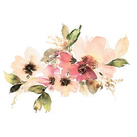 Clairefontaine - Ref 96570C - Etival Cold Pressed Glued Watercolour Painting & Drawing Pad (10 Sheets of Paper) - 18 x 24cm - 300gsm Cellulose Art Paper