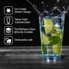 JGIRL Unbreakable Plastic Drinking Glasses,Set of 6,16 Ounces (Blue) |