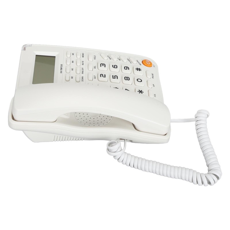 Desktop Telephone Big Button Corded Landline Telephone 16 Bit HD
