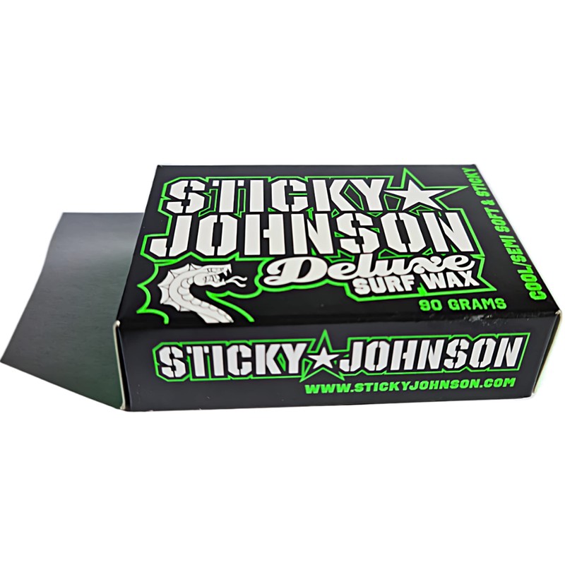 Sticky Johnson Deluxe Surfboard Wax 90 grams - Cool Water/Semi