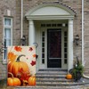 Fall Pumpkin Garden Flag Double Sided 12x18 Inch Maple Leaf