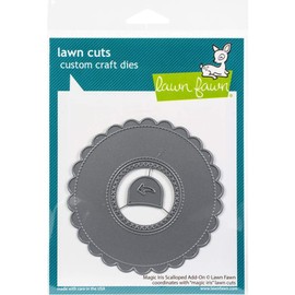 Lawn Fawn, Lawn Cuts/Die Magic Iris Scalloped Add-on
