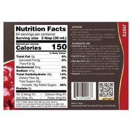 Tea Zone 64 fl. oz Pomegranate Syrup